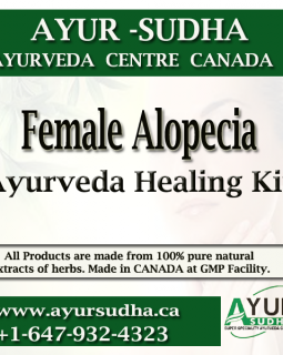 Female Alopecia Ayurvedic treatment in Brampton, Canada