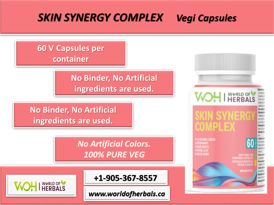 Skin Synergy Complex Ayurvedic Medicine For Skin Diseases - Canada