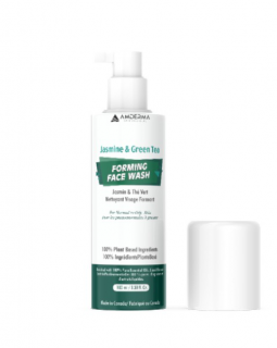 Green Tea & Jasmine Face Wash. Amderma Skin Products Canada.