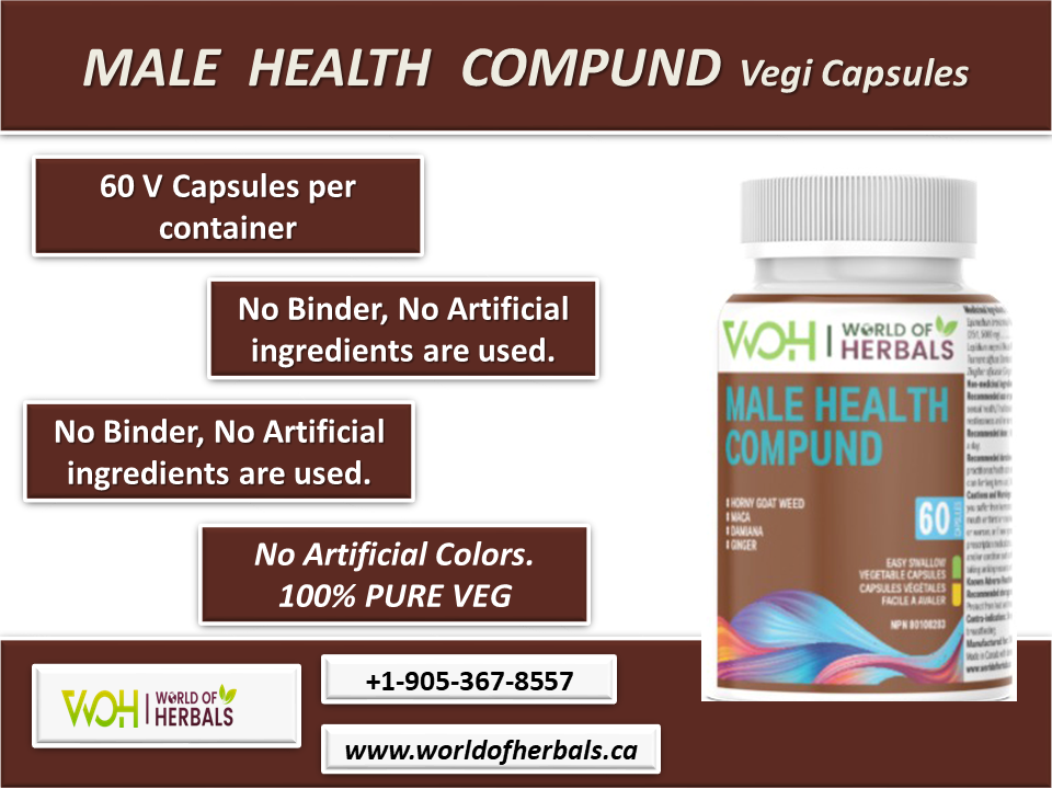 Male Health Compound. Ayurvedic Medicine for Erectile Dysfunction in Brampton, Toronto, Canada.